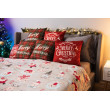 Плед Ardesto Christmas Flannel 160х200см, 100% поліестер, різдвяні котики