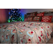 Плед Ardesto Christmas Flannel 160х200см, 100% поліестер, різдвяні котики