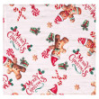 Ранер Ardesto Christmas Gingerbread 33х137см, 100% поліестер, червоний