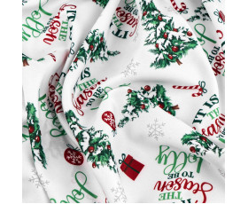 Скатертина Ardesto Christmas Tree 140х180см, 100% поліестер, зелений