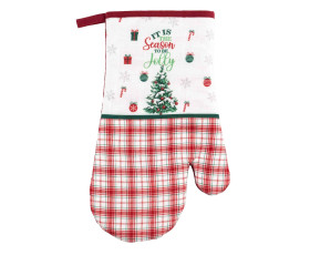 Рукавичка Ardesto Christmas Tree 18х30см, 100% поліестер (верх), 100% бавовна (низ), зелений