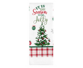 Набір рушничків для кухні Ardesto Christmas Tree 38х63см, 2шт, 100% бавовна, зелений