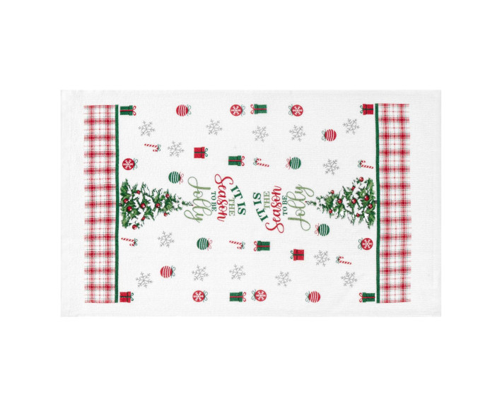 Набір рушничків для кухні Ardesto Christmas Tree 38х63см, 2шт, 100% бавовна, зелений
