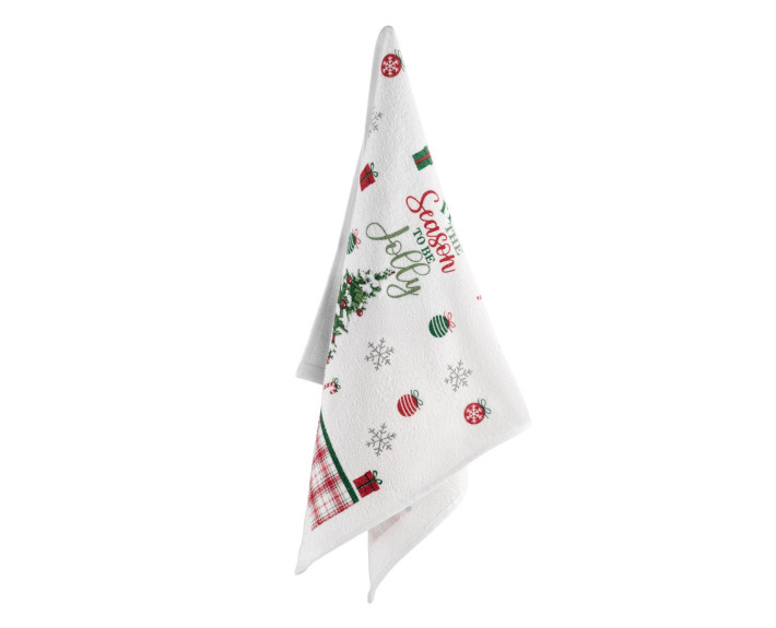 Набір рушничків для кухні Ardesto Christmas Tree 38х63см, 2шт, 100% бавовна, зелений