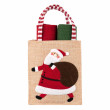 Подарунковий набір рушничків в мішечку Ardesto Christmas Santa 38х63см, 2шт, 100% бавовна, червоний,