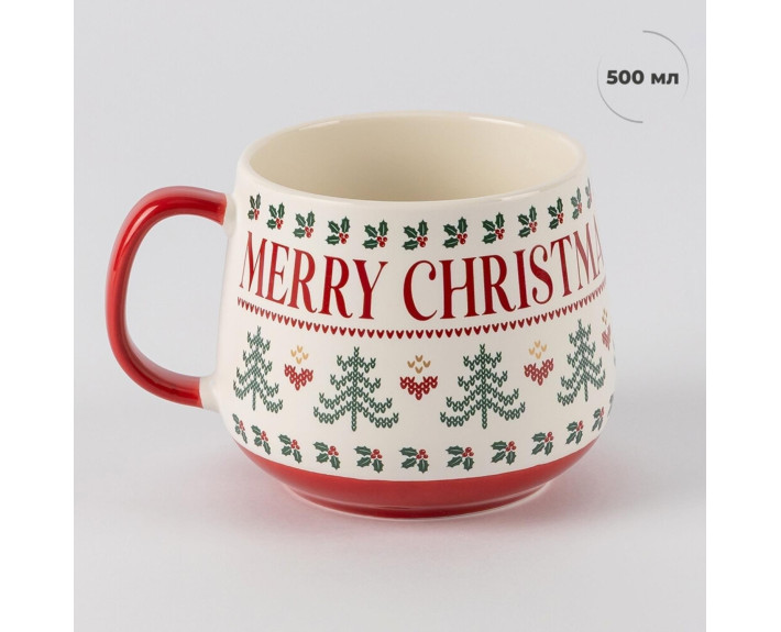 Кружка "Merry Christmas", 500 мл