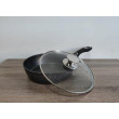 Пательня кована з кришкою VEZZER 24*6,5 см VZ8058