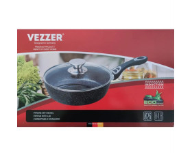 Пательня кована з кришкою VEZZER 26*7 см VZ8059