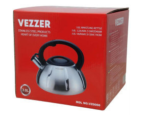 Чайник VEZZER зі свистком 3 л VZ0066
