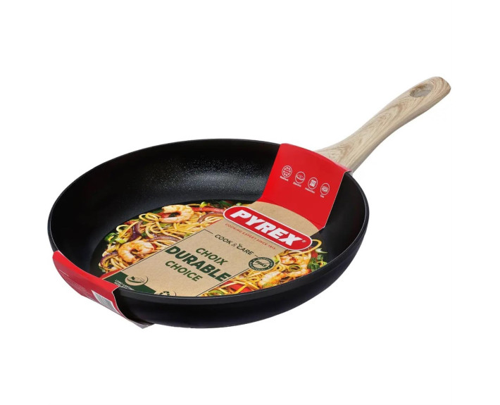Сковорода 30 см индукция б/крышки  PYREX Cook&Care