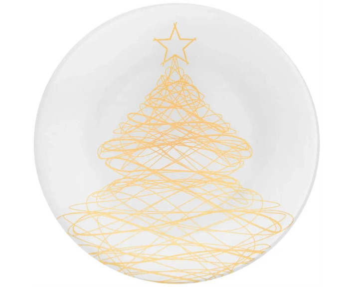 Тарілка VIVA NY TREE GOLD/ 25 см