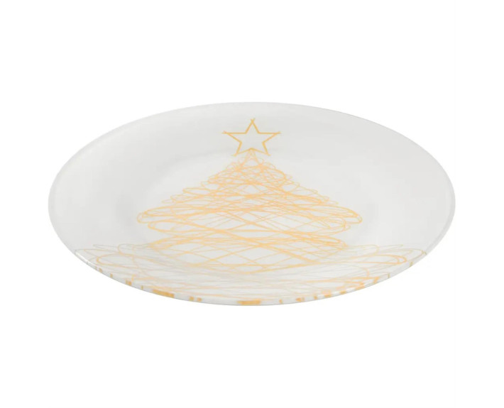Тарілка VIVA NY TREE GOLD/ 25 см
