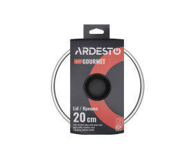 Кришка ARDESTO Gemini Gourmet, 20см, термостійке скло, нержавіюча сталь, бакеліт