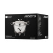 Марміт ARDESTO Black Mars 3800мл, скло, нержавіюча сталь, кругла, прозорий