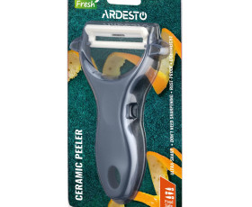 Овочечистка керамічна ARDESTO Fresh, кераміка, пластик, темний