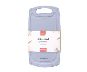 Дошка кухонна ARDESTO Gemini, 25х15х0.8см, пластик, сірий