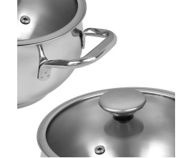 Каструля D=18см 2,45л  Lessner Ottimo 55879-18