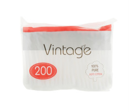 Ватні палички 200 шт поліетилен Vintage