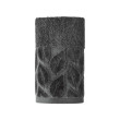 Рушник 30*50 бавовна 100% Leaves Dark Gray  SOHO