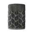 Рушник 50*90 бавовна 100% Leaves Dark Gray SOHO