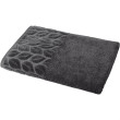 Рушник 70*140 бавовна 100% Leaves Dark Gray  SOHO