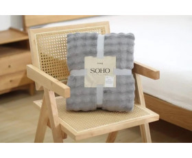 Плед 150*200 см Volume Gray SOHO
