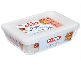 Форма з кришкою прямокутна  22х17х6 (1.5л)  PYREX Cook&Freez
