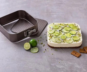 Форма  PYREX Asimetria 24x24 cm квадратна роз'ємна