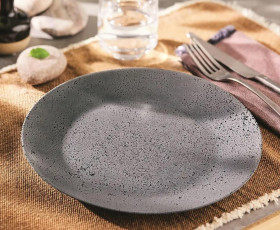 Тарілка LUMINARC SLATE BLACK /25см /обід
