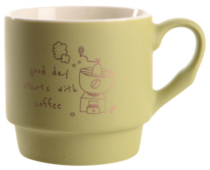 Чашка LIMITED EDITION MORNING COFFEE /НАБІР/4х340 мл на мет.підст