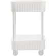 Етажерка  VIOLET HOUSE 6021 Honeycomb 2 пол. GREY/WHITE 17*27*43 см