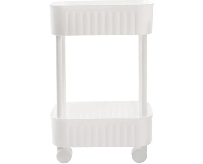 Етажерка  VIOLET HOUSE 6021 Honeycomb 2 пол. GREY/WHITE 17*27*43 см