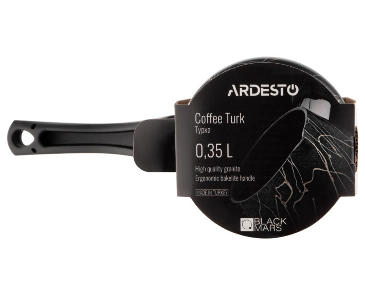 Турка ARDESTO Black Mars, 0.35л, алюміній, бакеліт, чорний