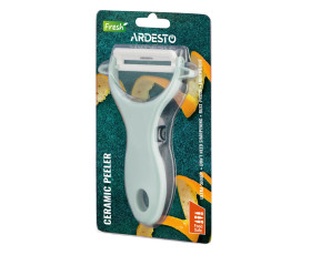 Овочечистка керамічна ARDESTO Fresh, кераміка, пластик, зелений світлий