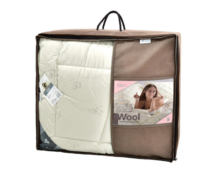 Ковдра Wool Classic вовняна зимова IDEIA 155х210 см щіл 300 гр/м2