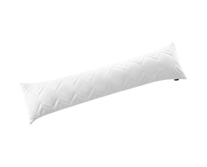 Подушка з наволочкою NORDIC COMFORT+ 40х140 см для відпочинку та сну ТМ IDEIA з блискавкою (сіра)