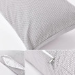 Подушка з наволочкою NORDIC COMFORT+ 40х140 см для відпочинку та сну ТМ IDEIA з блискавкою (сіра)