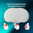 Подушка ортопедична CloudTherapy IDEIA 65х40х10 см з ефектом пам'яті (сіра)