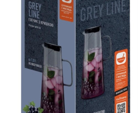Глечик RINGEL Grey Line (G) 1800 мл