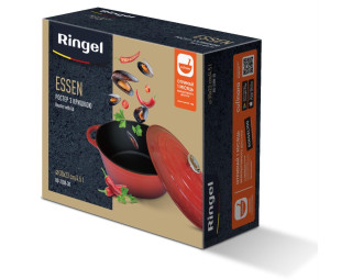 Гусятница RINGEL Essen Ростер 30*23*11 см (4.5л) з кришкою