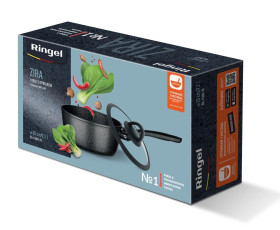 Ківш RINGEL Zira з кришкою 20 см (2.2л)