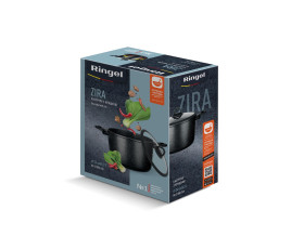 Каструля RINGEL Zira з кришкою низька 24 см (4.1л)