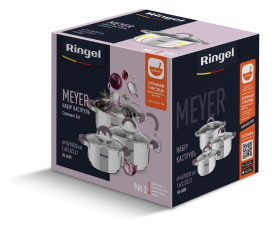 Набір каструль 6 пр. 1.6 л+2.3 л+3.2 л  RINGEL Meyer