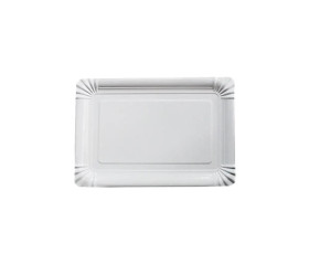 Тарілка папер. 133*188мм (100шт/уп) БІЛА