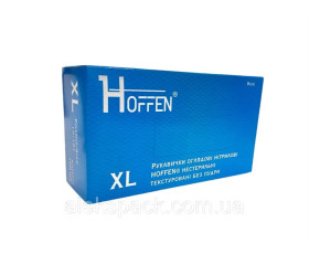 Рукавички   нітрилові  БЛАКИТНІ   100шт/уп  XL  HOFFEN
