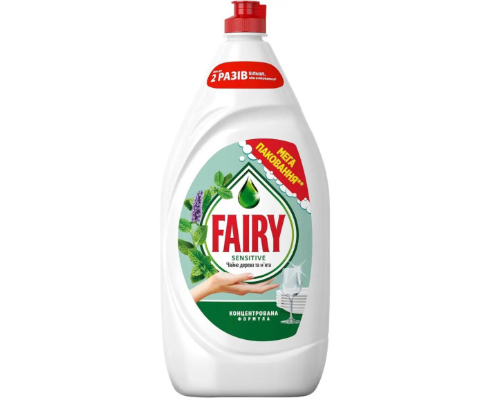 Засіб для миття посуду  Чайне дерево та м'ята 1350мл FAIRY