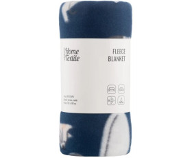 Плед ARDESTO Fleece 130x160см, 100% поліестер, котики, синій