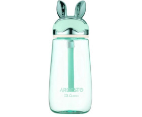 Пляшка для води ARDESTO Bunny 600мл, пластик, зелений