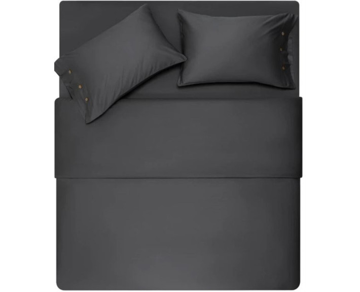 Підковдра ARDESTO Mix&Match Premium, 160х220см, 100% бавовна, сатин, сірий