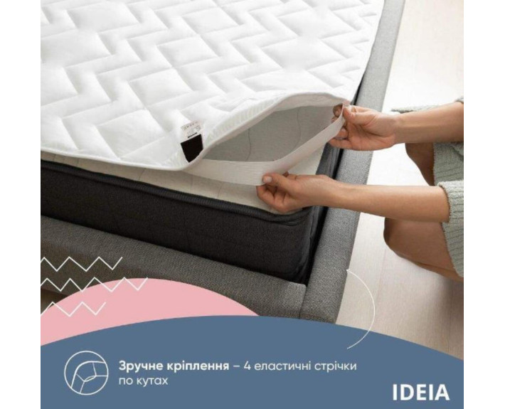 Наматрацник NORDIC COMFORT 180*200 СТЕБ щіл.150 4 резинки